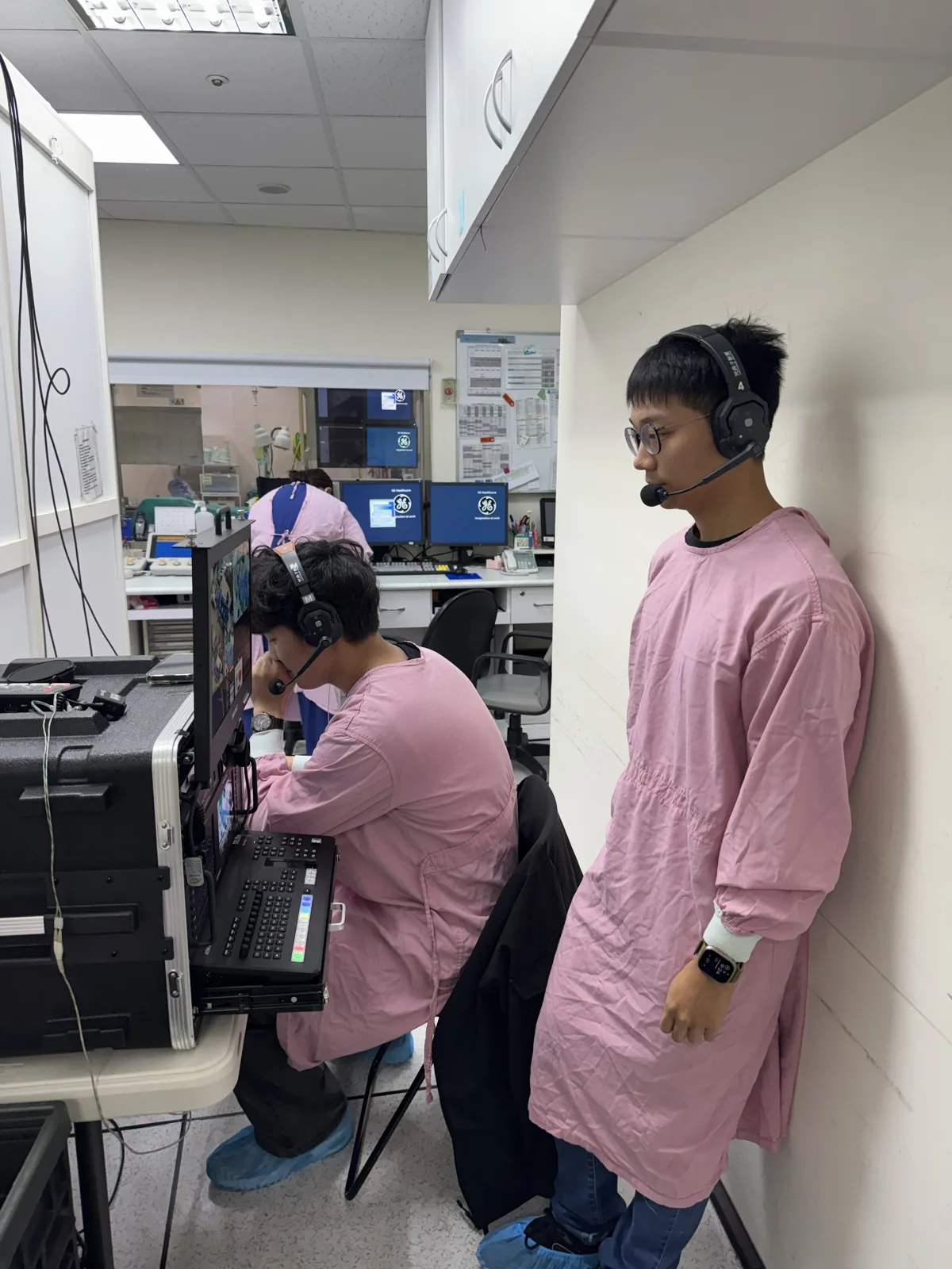 不對外公開的手術示範轉播現場
